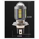 Bulbo LED Tipo H4 3 Pines para Faro Principal Moto – Alta/Baja blanca/ambar MTC234