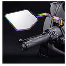 Espejos retrovisores Moto tipo BAR-END Rainbow Deportivos C/relieve *Universales* MTC253