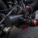 Silenciador Moto Universal Negro Mate + Kit de Montaje MTC260