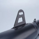 Silenciador Deportivo Universal Moto Negro Mate + Kit Montaje MTC267A