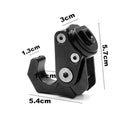 Montura Gancho Porta Casco Moto,Scooter, Bicicleta Aluminio CNC Tipo Hook Uso Rudo MTC284