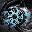 Cubierta Disipadora Moto Calor 13cm Motor Flujo Aire Optimizado MTC288