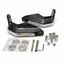 Cubremanos Motocicleta Luz LED Ámbar UNIVERSALES Tipo Carbono Racing  MTC806
