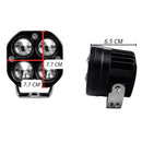 Faro LED Auxiliar Blanco/Ámbar IP67 Moto 4 Lentes Soporte Ajustable MTC809