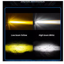 Faro LED Universal Luz  Blanca/Ambar 12V Moto C/Disipación de calor MTC810