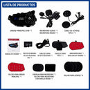 Intercom Bluetooth Casco Moto Cámara HD 1080P Micrófono MTC823