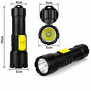 Linterna Buceo P70 Sumergible LED Táctica Recargable MTYX62
