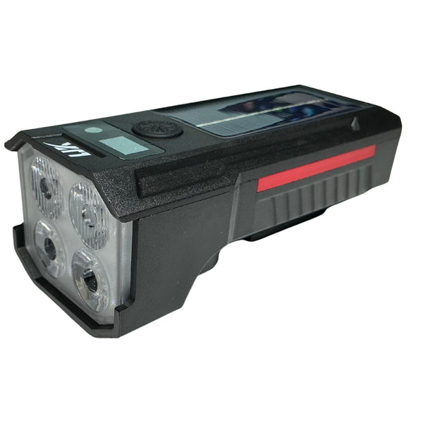 Luz Delantera Bicicleta Solar Bocina Sensor Automático 6 Modos MTYX73