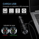 Linterna LED Profesional USB C IPX6 Indicador Batería MTYX84