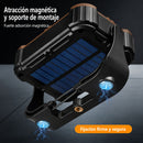 Reflector LED Solar Recargable Portátil Imán Gancho 4 Modos de Luz MTYX87