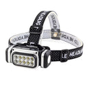Lámpara Frontal 10 LED Recargable Sensor Movimiento Efecto Patrulla  60° NGSD281