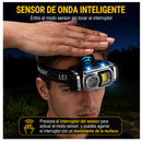 Lámpara Frontal LED Doble Luz con Sensor de Movimiento 180° + iman NGSD283