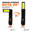 Lámpara LED Recargable Multifuncional COB Giratoria 90° Tipo C NGSD339