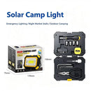 3 En 1 Reflector LED Solar Recargable + Kit Herramientas Power Bank Portátil NGSD355