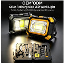 3 En 1 Reflector LED Solar Recargable + Kit Herramientas Power Bank Portátil NGSD355
