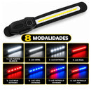 Lámpara LED Pulsera Cabeza 22 cm 8 Modalidades Recargable NGSD356