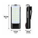 Lámpara LED Portátil Recargable USB CLIP + IMAN 5 Modos NGSD188