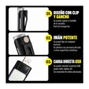 Lámpara LED Portátil Recargable USB CLIP + IMAN 5 Modos NGSD188