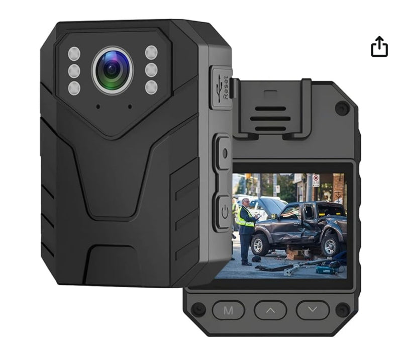 Camara corporal 4K con vision nocturna con tarjeta de 32 GB PJ618