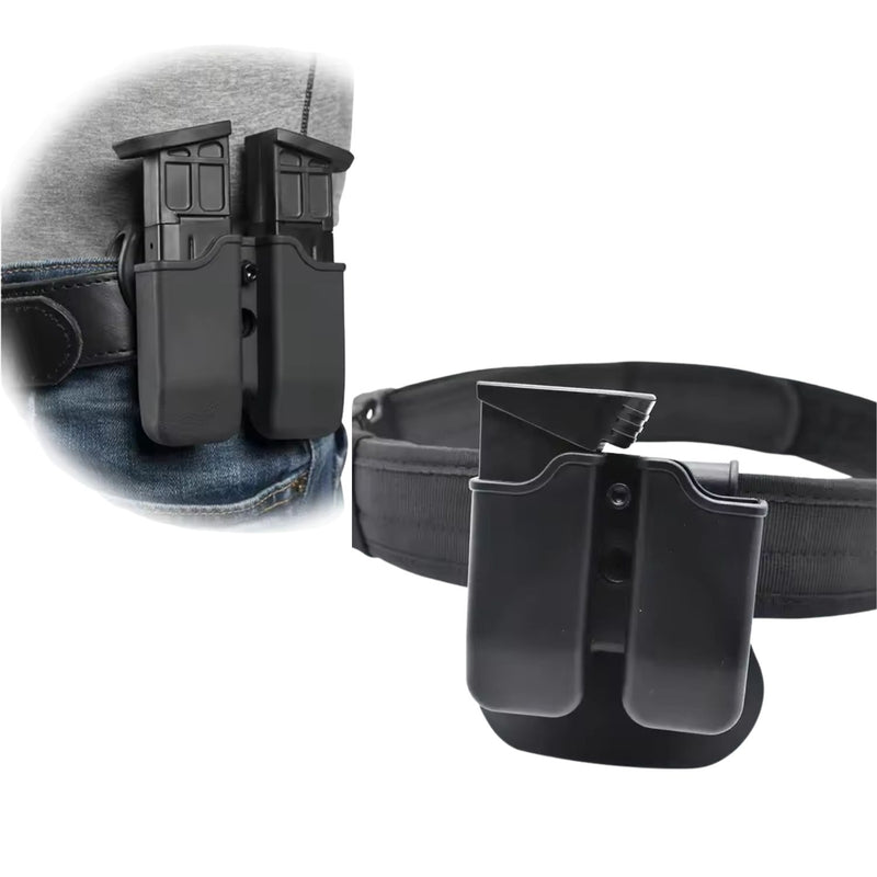Porta Cargador doble GLOCK UNIVERSAL plataforma muslera 360º PJ685