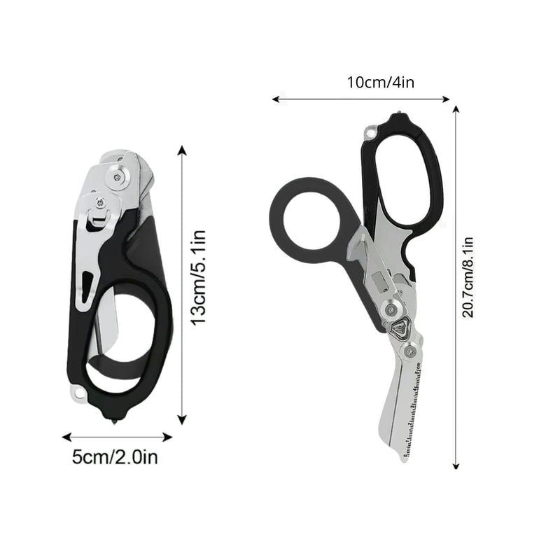 Tijeras trauma 6 en 1 plegable multifuncional PJ695