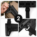 Portafusil Profesional para Rifle con Hombrera Airsoft, Paintball y Cacería PJ725