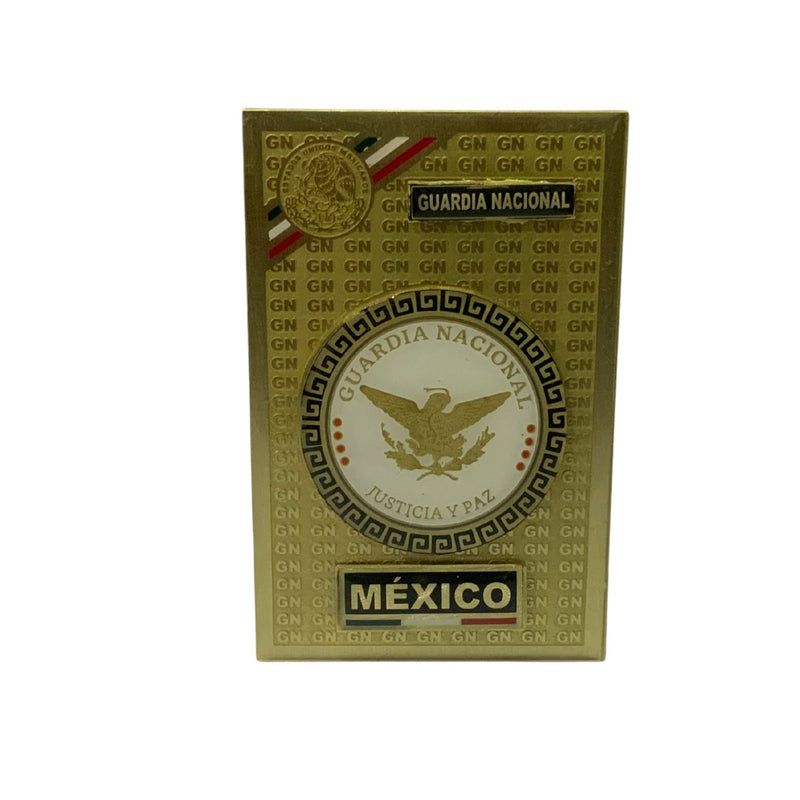 Placa Metálica Identificación GN SSPC Federal etc para Perrera SN2