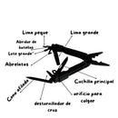 13 en 1  Pinza Gerber multi-tools: lima, regla ultraportatil SN197