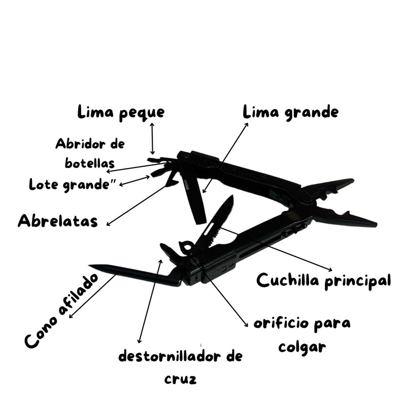 13 en 1  Pinza Gerber multi-tools: lima, regla ultraportatil SN197