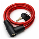 Candado Antirrobo Tipo Cable Espiral Reforzado Bici/ Scooter/Moto S6605