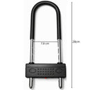 Candado Tipo U Motocicleta con Llaves Antirrobo S7032