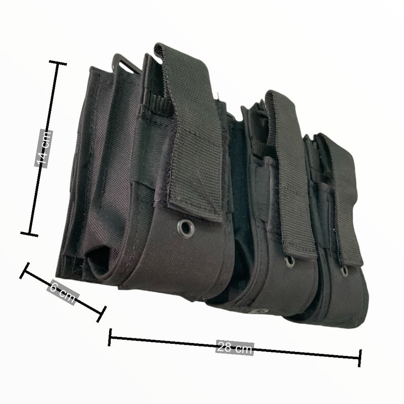 Porta cargador FX con sistema molle para chalecos, cinturones, ropa, mochilas, etc. Sn041