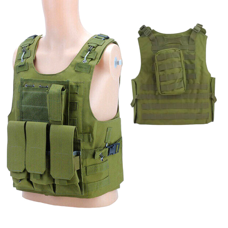 Chaleco porta cargadores velcro y sistema molle CK