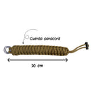 Pulsera supervivencia: Brujula, corta soga, cuerda paracord MARCA: EASTWEST SN176