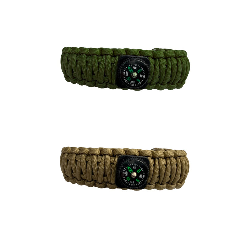 Pulsera supervivencia: Brujula, corta soga, cuerda paracord MARCA: EASTWEST SN176