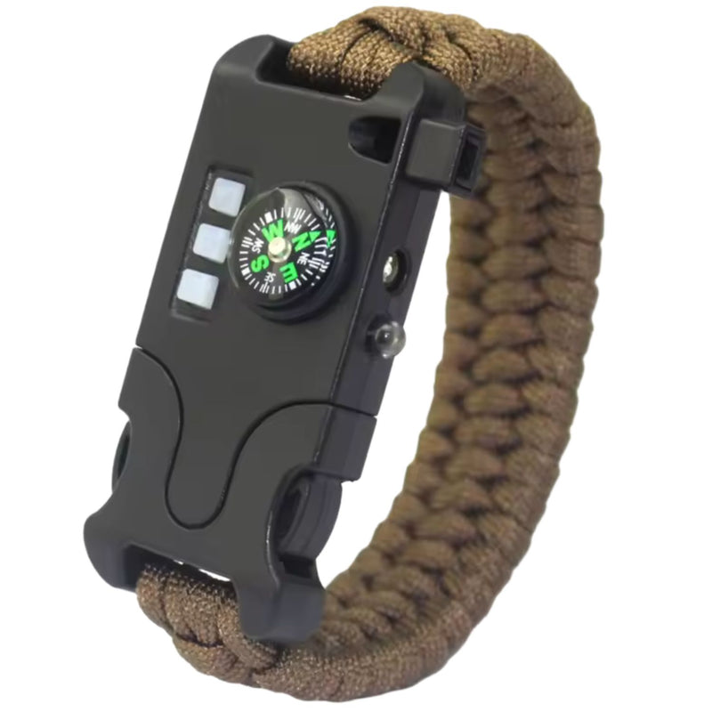 Pulsera Emergencia: Láser,Lampara (Fijo-SOS),Silbato,Espejo MARCA: EASTWEST SN177