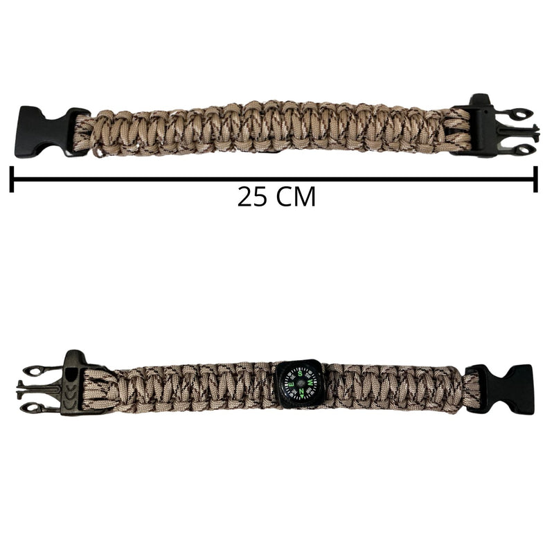 Pulsera de Supervivencia,Brújula,Silbato MARCA: EASTWEST SN178