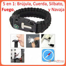 Pulsera Cuerda Paracord, Pedernal, Navaja, Brujula MARCA: EASTWEST SN180
