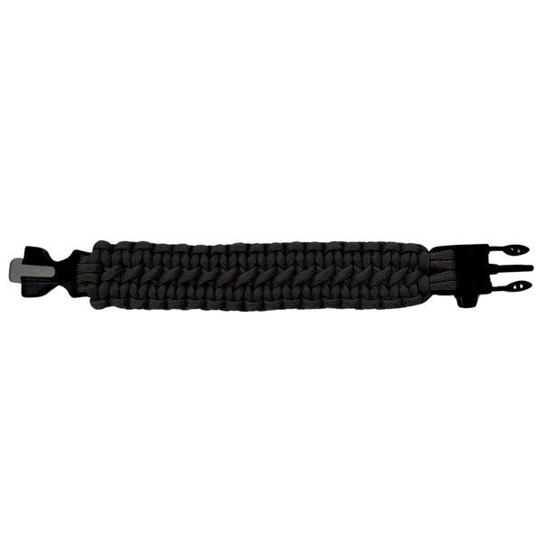 Pulsera Paracord DOBLE PANZA VIBORA: Corta Soga,Silbato,Pedernal MARCA: EASTWEST SN181