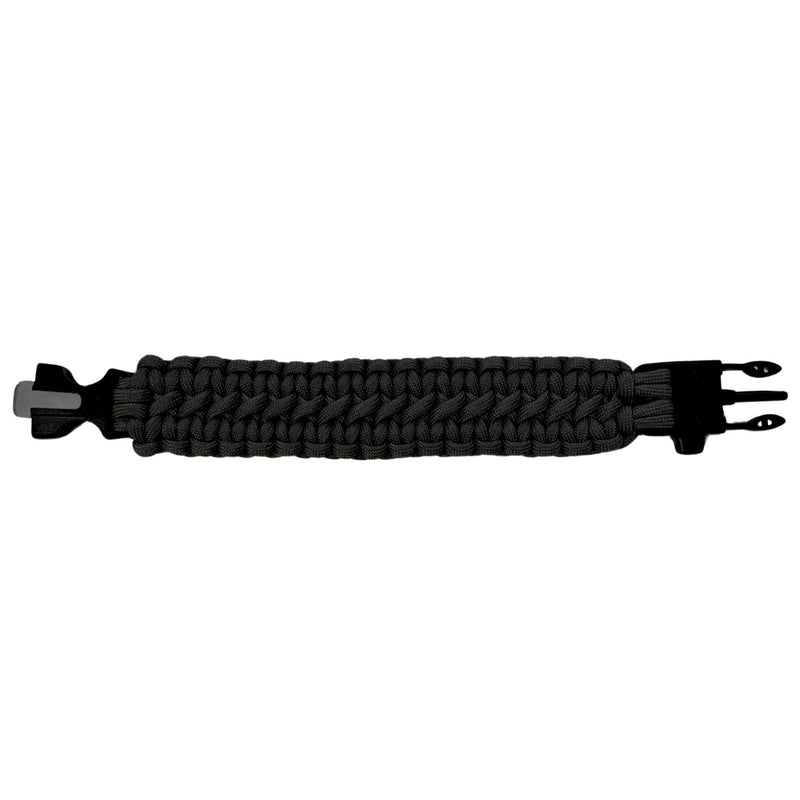 Pulsera Paracord DOBLE PANZA VIBORA: Corta Soga,Silbato,Pedernal MARCA: EASTWEST SN181