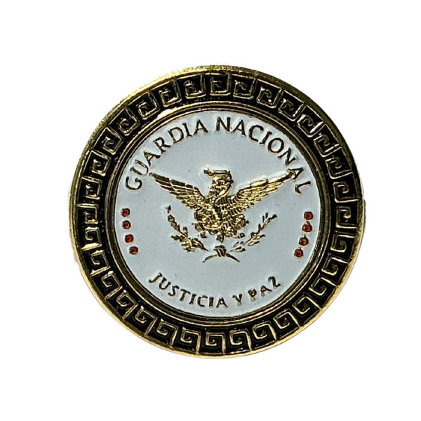 PIN insignia Guardia Nacional Justicia y Paz SN193