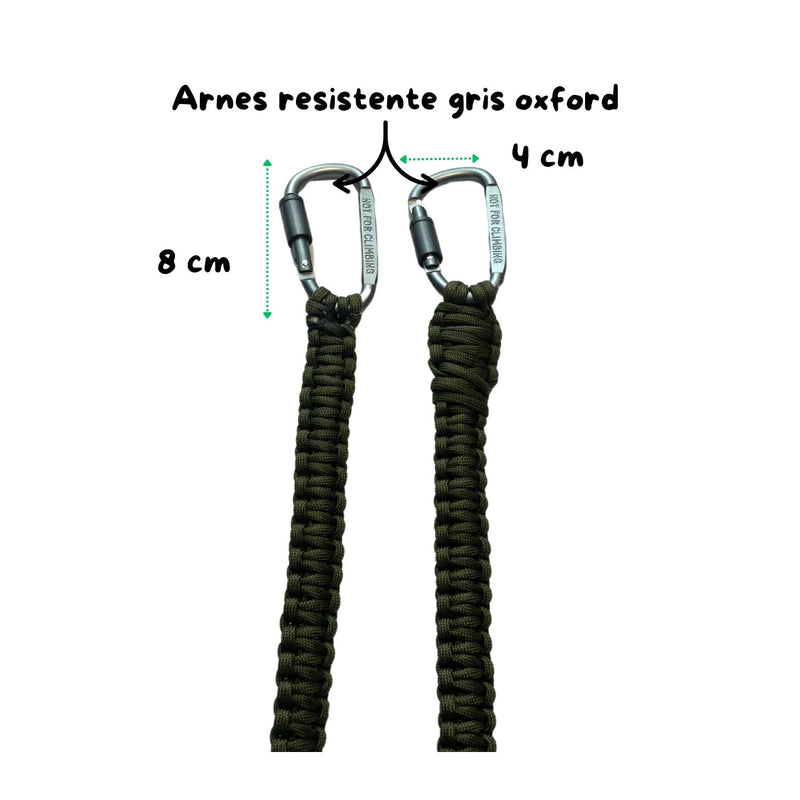 Porta fusil Cuerda Paracord Arnés Reforzado – Resistencia y Comodidad SN198