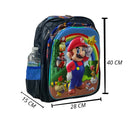 3 en 1 Juego de Mochila Infantil  Diseño 3D Luz LED  +Lonchera +Estuche Surtido SN209