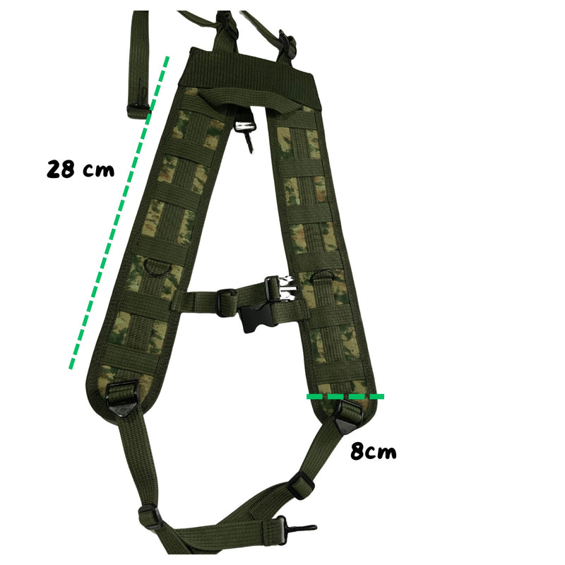 Accesorios Militares COLOR T3: Porta cargadores, Fornitura, Bolsa recuperadora, Tirantes.. SNT3