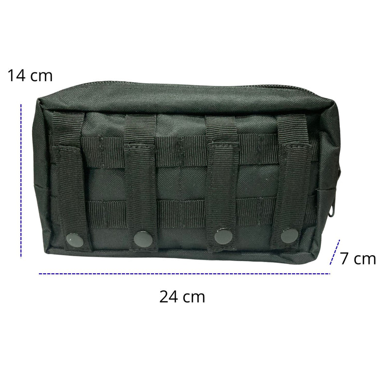 Pouch molle Chaleco Táctico contactel Cremalleras reforzadas SN215