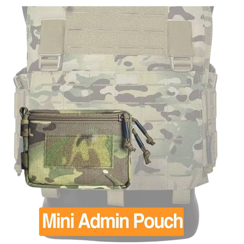 Pouch molle Chaleco Táctico contactel Cremalleras reforzadas SN215