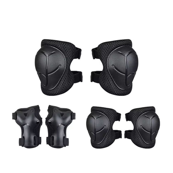 6 en 1 Niños Coderas Rodilleras Muñequeras Patinaje Skate Deportes SN218