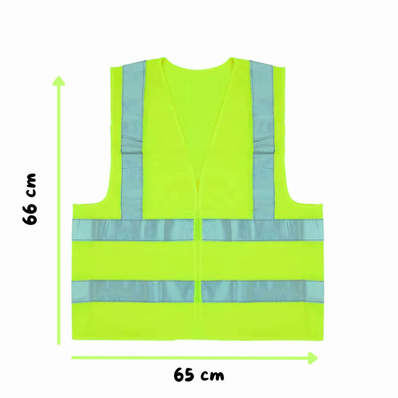 Chaleco Industrial Reflectante gris Protección 360º  ALTA Visibilidad SN222