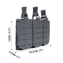 Porta cargador Triple corte laser Molle M4 de 5.56mm SN224