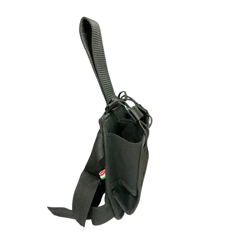 Piernera táctica Doble porta cargador corte laser M4 5.56mm SN226